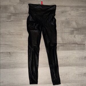 Spanx faux leather leggings